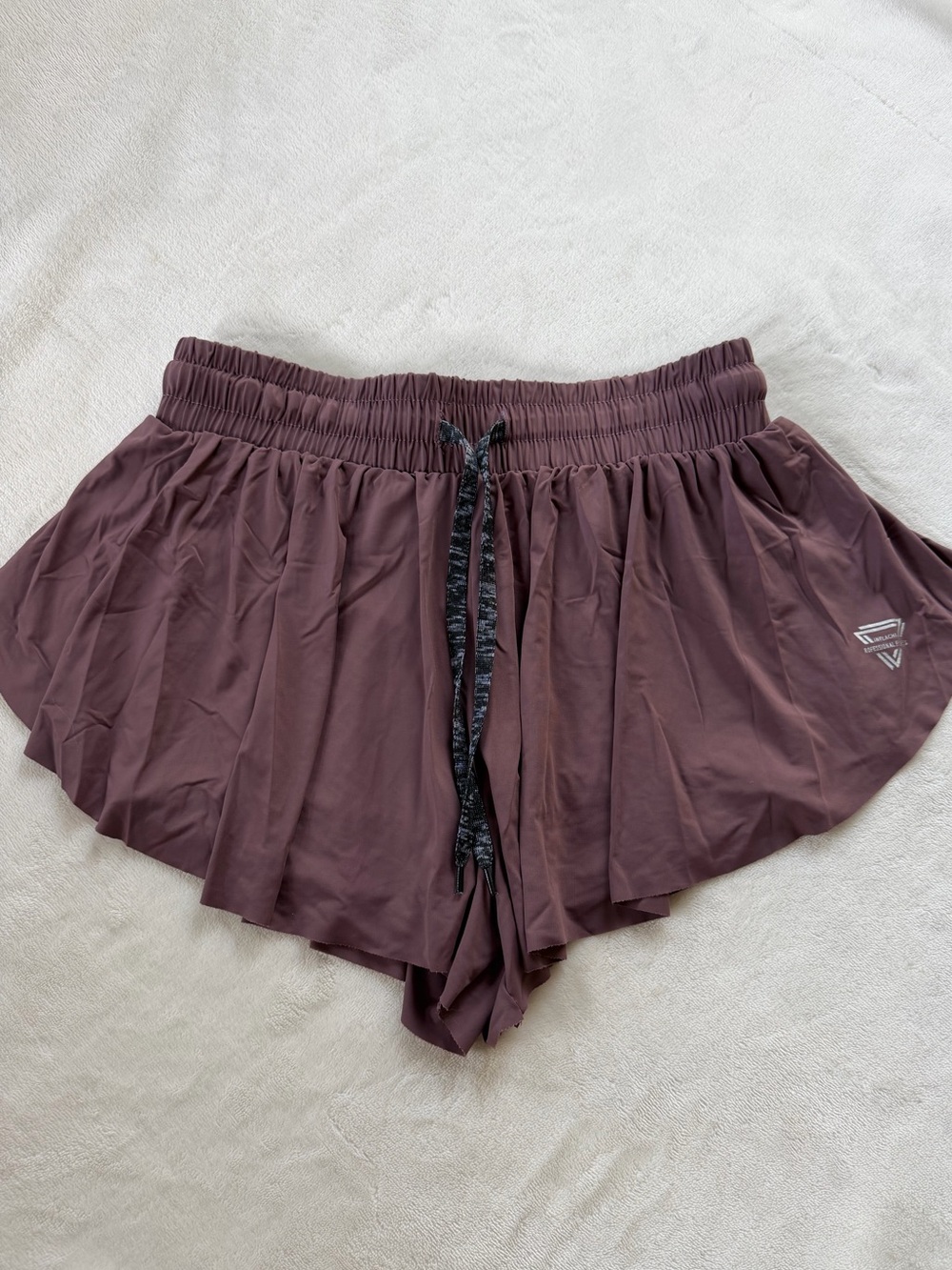Women's Athletic Drawstring Shorts — Mauve
